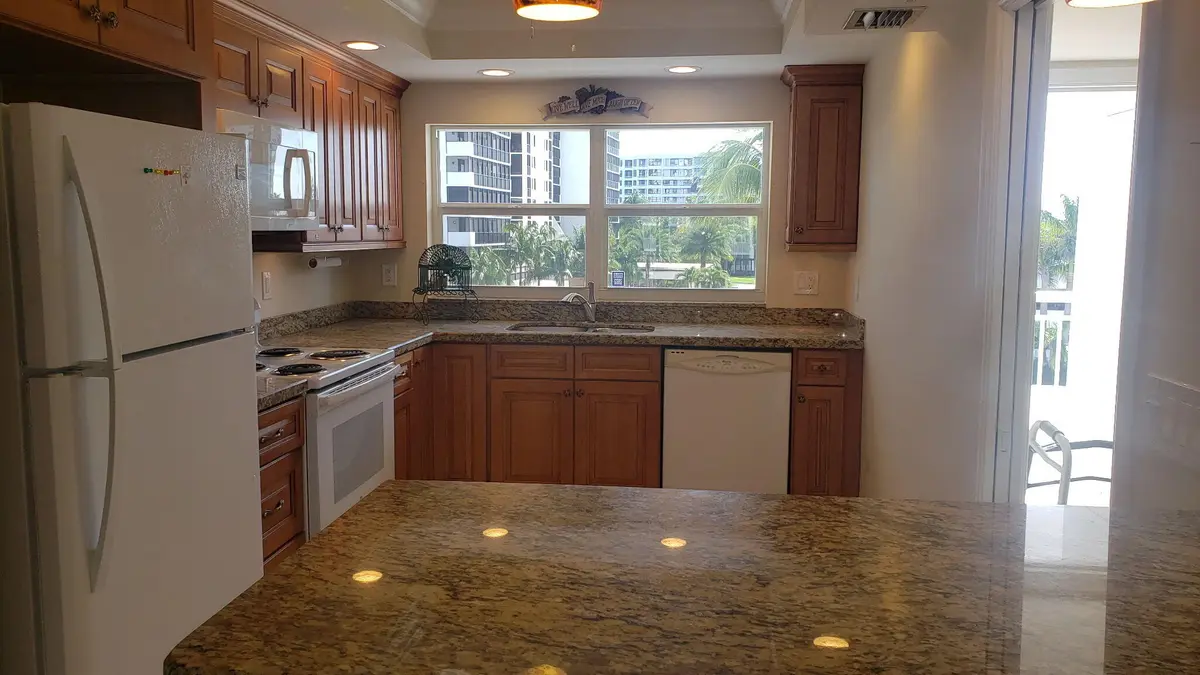 Kitchen at 3300 S Ocean Boulevard 419-c, Highland Beach