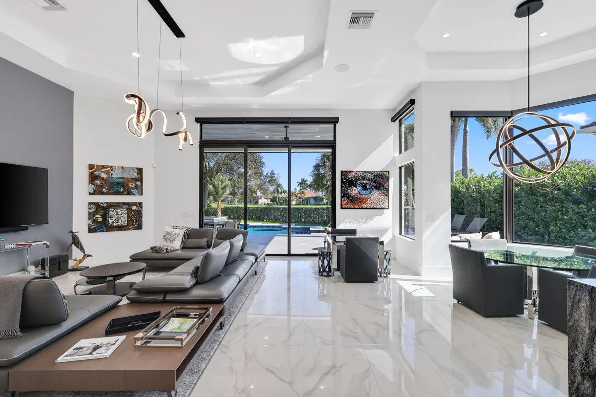 Family Room at 15934 Laurel Creek Drive, Delray Beach