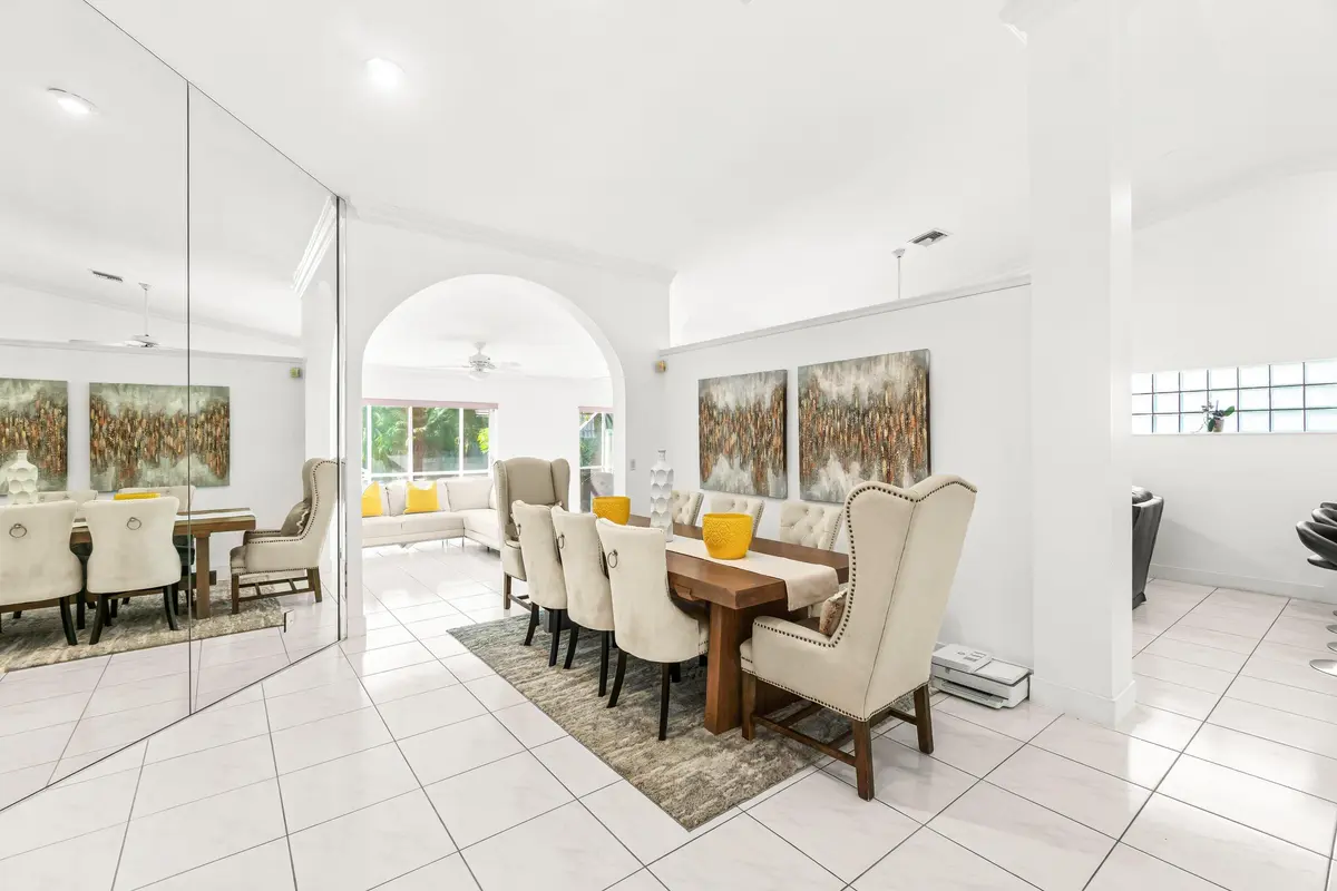 Formal Dining area. at 9707 Harbour Lake Circle, Boynton Beach