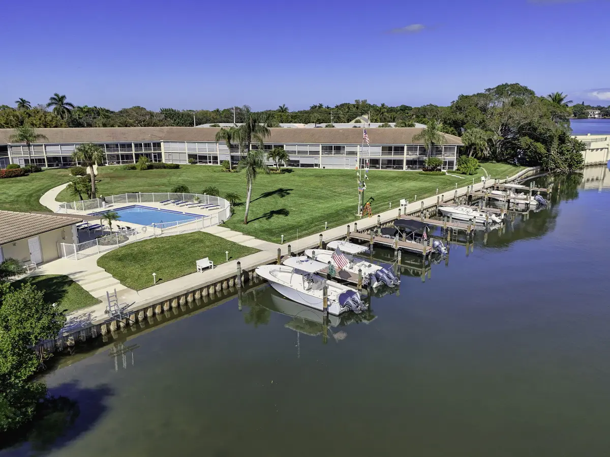 Docks & Pool at 478 Tequesta Drive #209, Tequesta