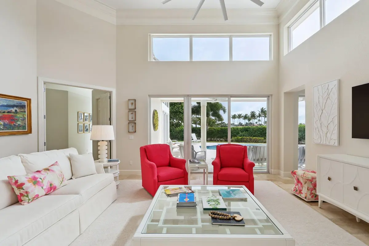 Living room at 7000 SE Lakeview Terrace, Stuart