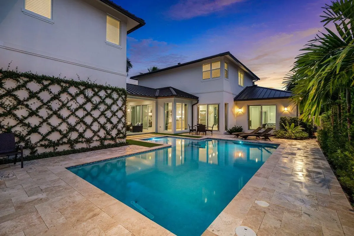 Backyard at 217 Gulfstream Boulevard, Boynton Beach