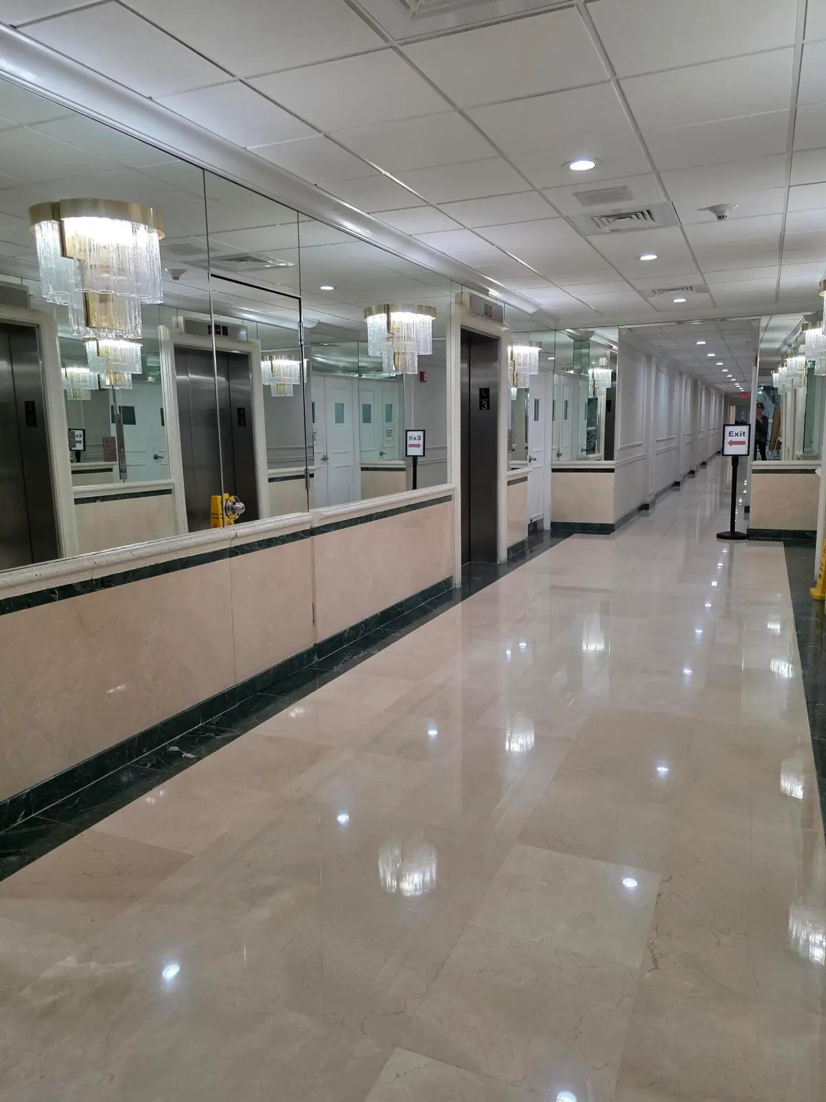 Lobby Elevators at 3900 Galt Ocean Drive 1915, Fort Lauderdale