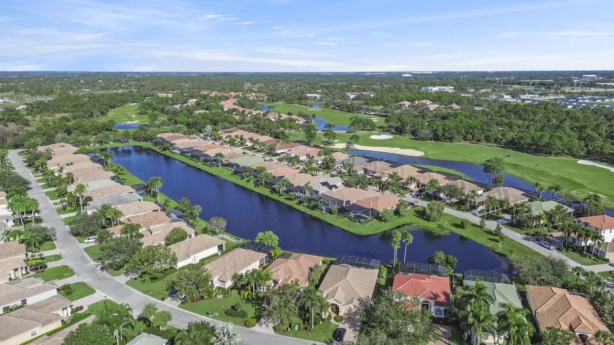 Aerial Front at 8918 First Tee Road, Port St. Lucie