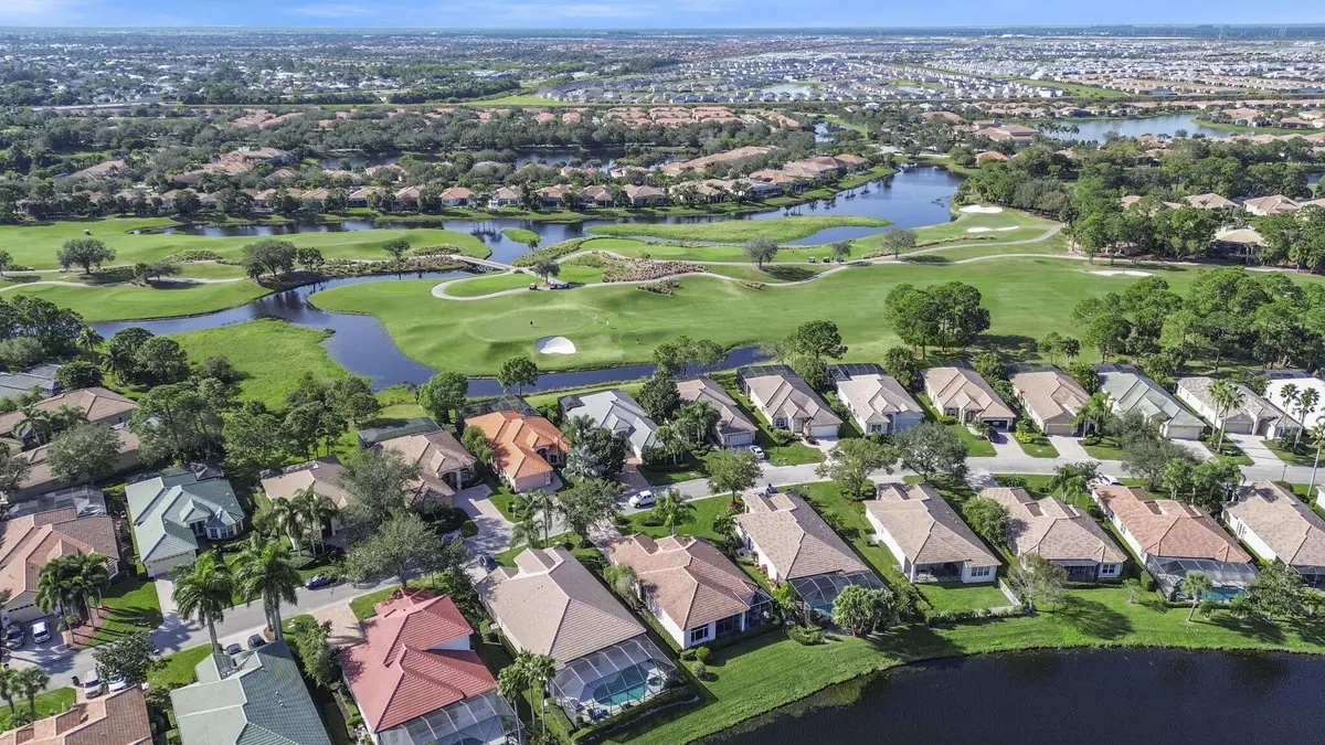 Aerial Rear at 8918 First Tee Road, Port St. Lucie