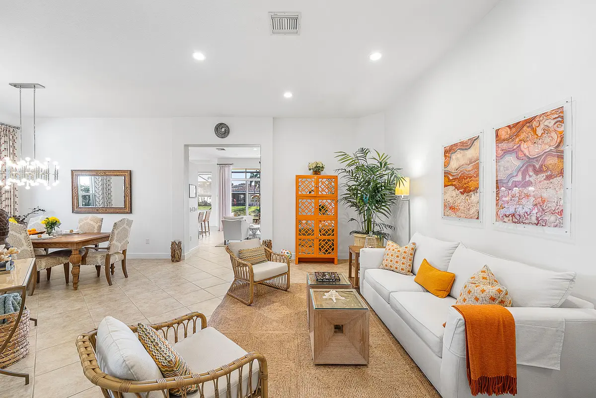 Living Room at 9666 Via Elegante, Wellington