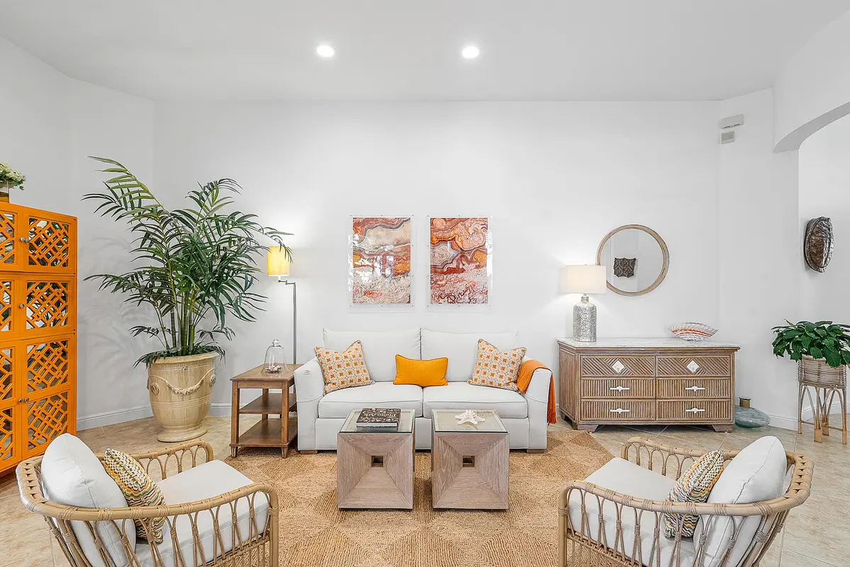 Living Room at 9666 Via Elegante, Wellington