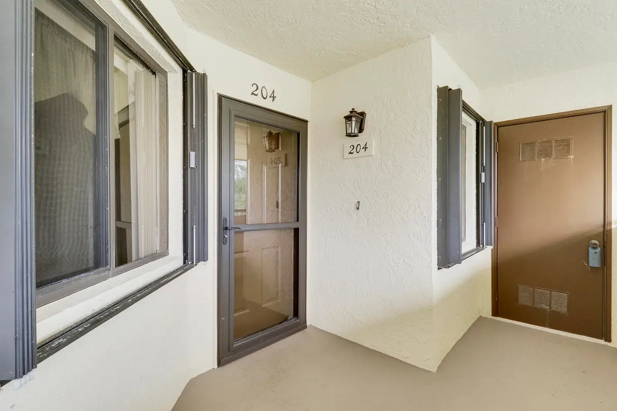Williamsburg 204 front door at 6333 SE Williamsburg Drive 204, Hobe Sound