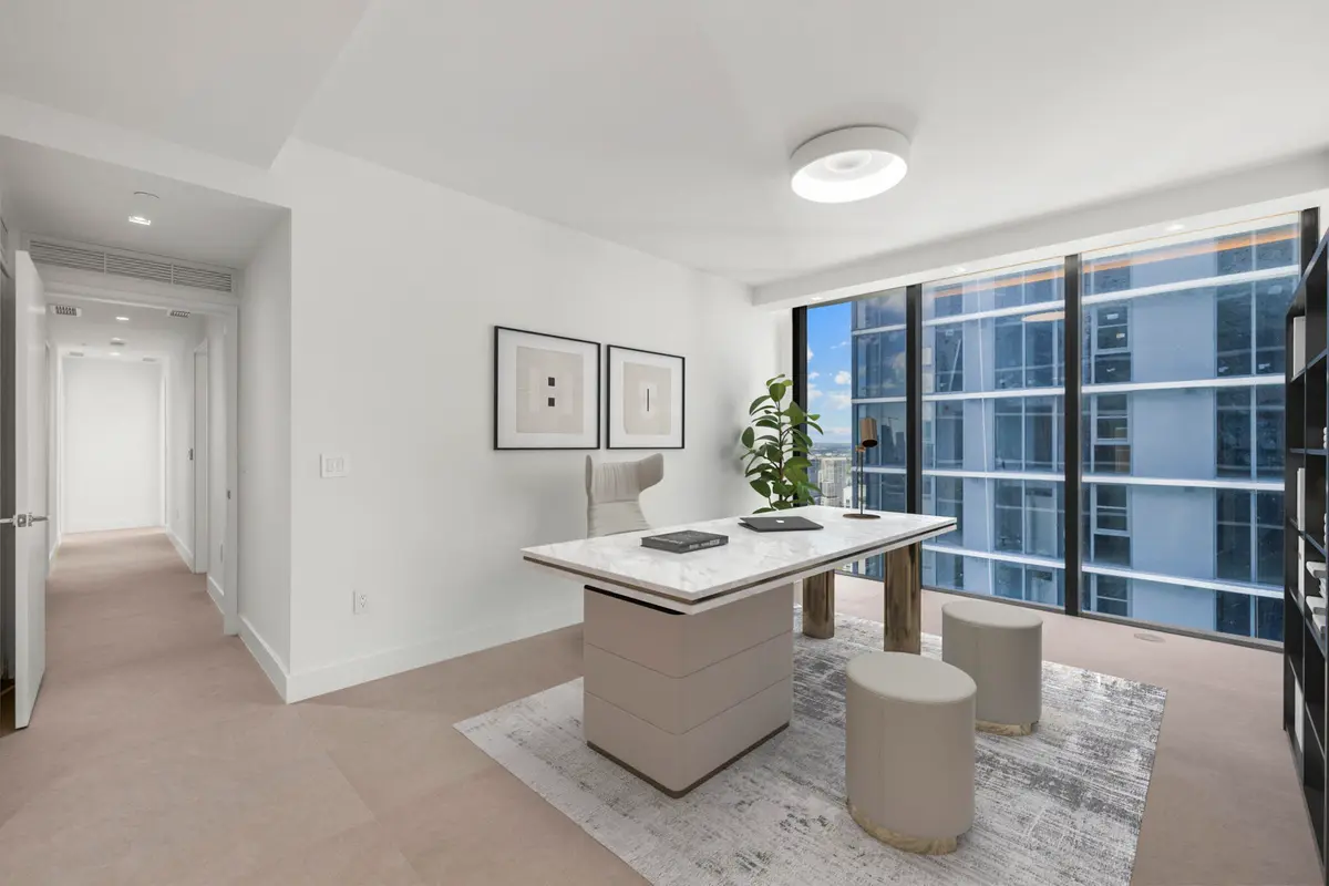 Virtually Staged Family at 700 NE 24th Street 4601, Miami
