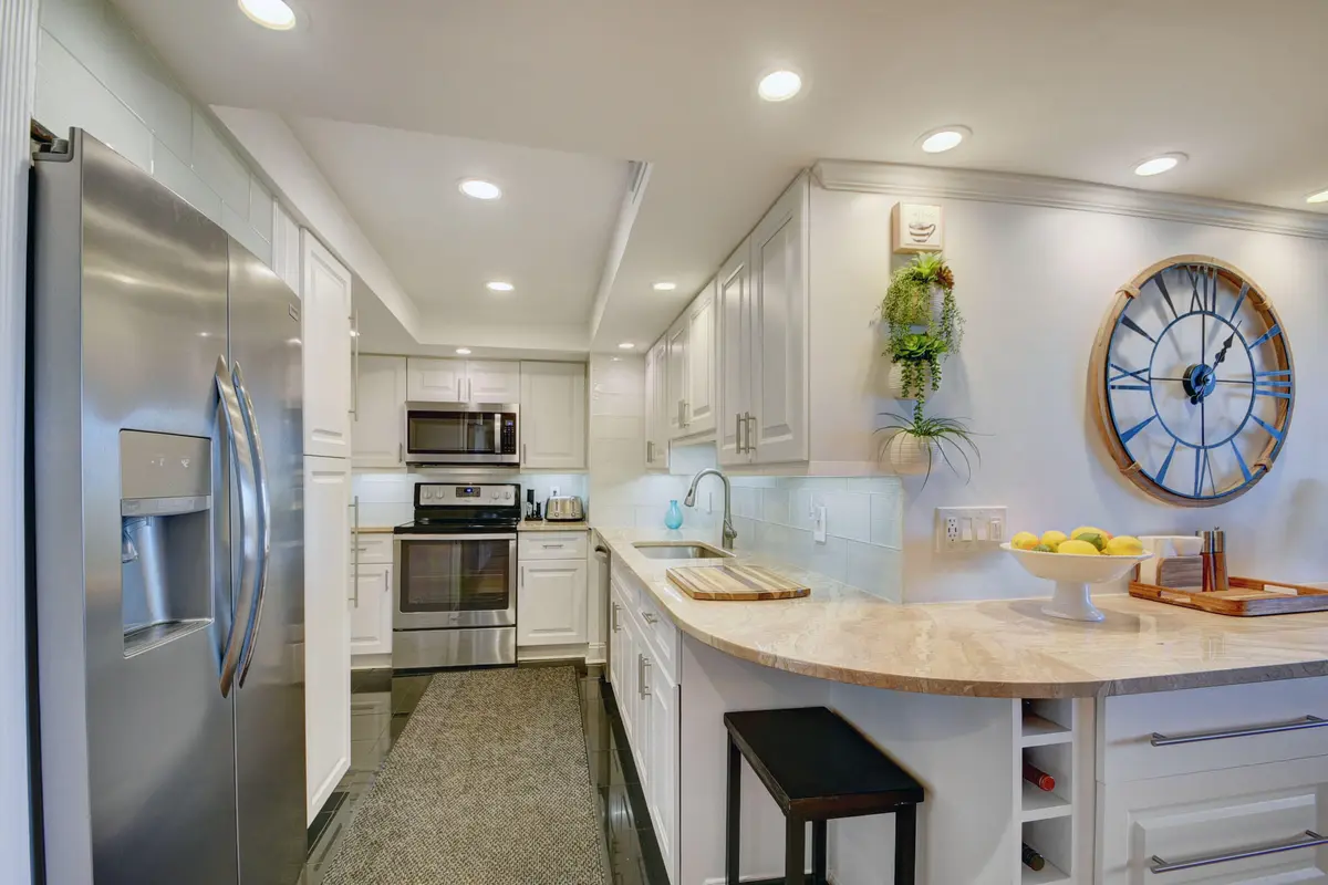 Updated Kitchen - high end finishes at 5600 N Flagler Drive 307, West Palm Beach
