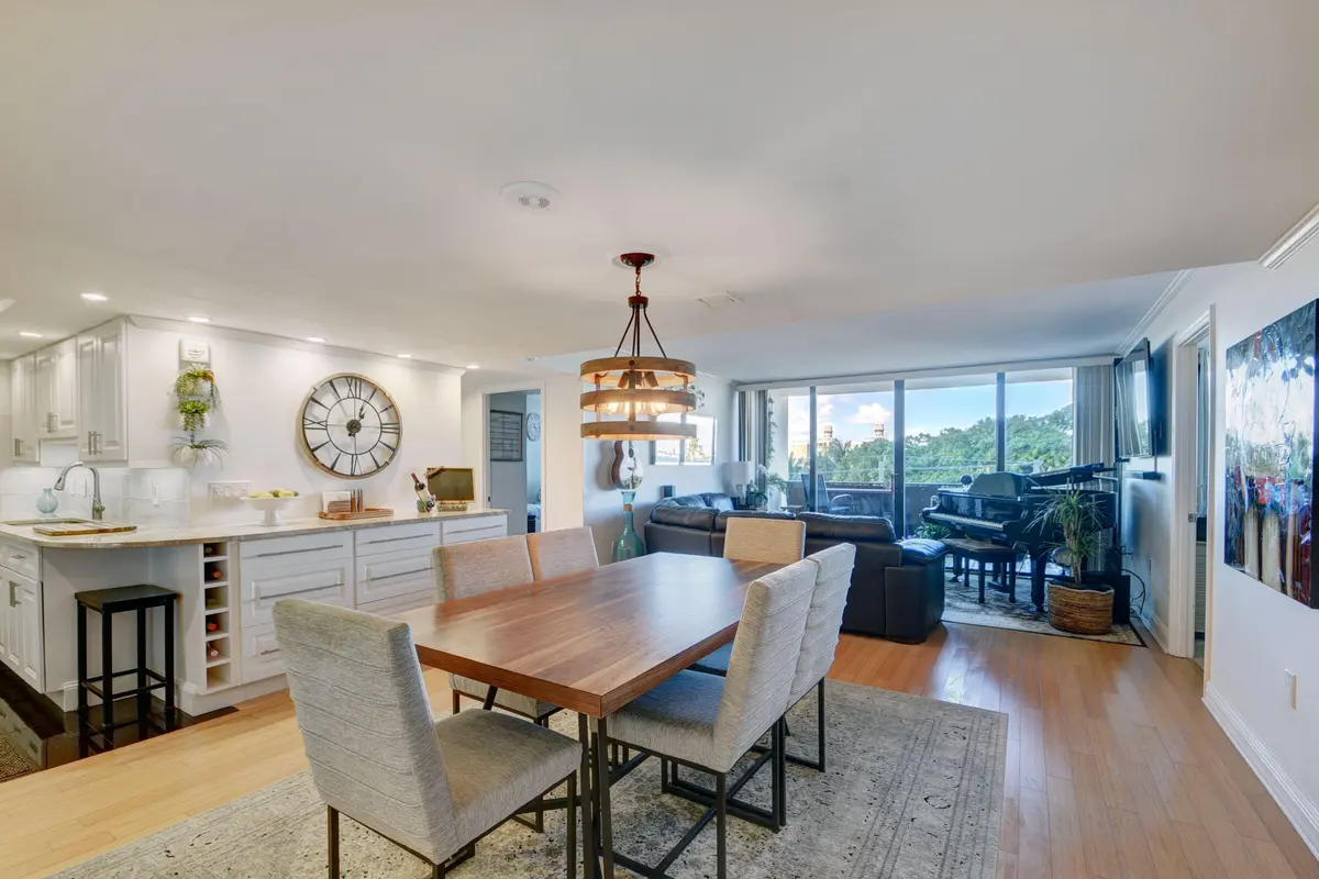 Entry overlooking Unit at 5600 N Flagler Drive 307, West Palm Beach