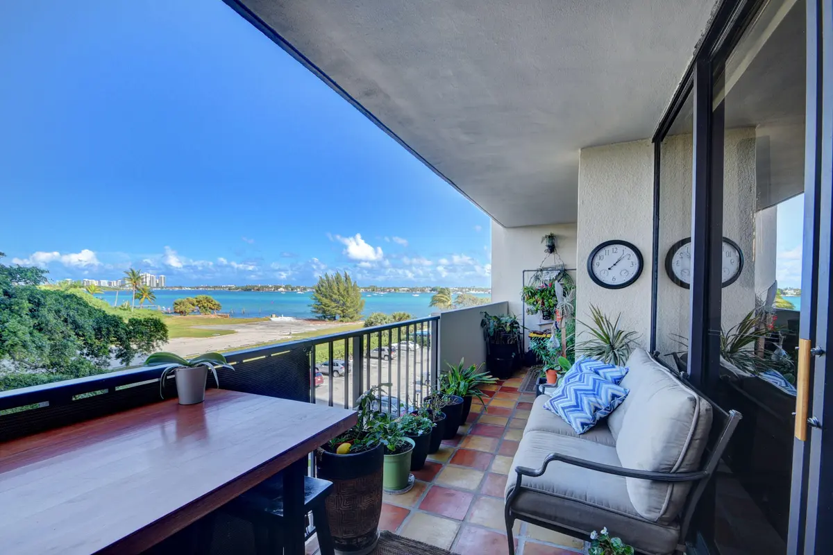 Balcony Facing East at 5600 N Flagler Drive 307, West Palm Beach