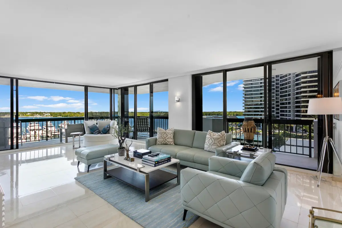 Living Room at 108 Lakeshore Drive 640, North Palm Beach