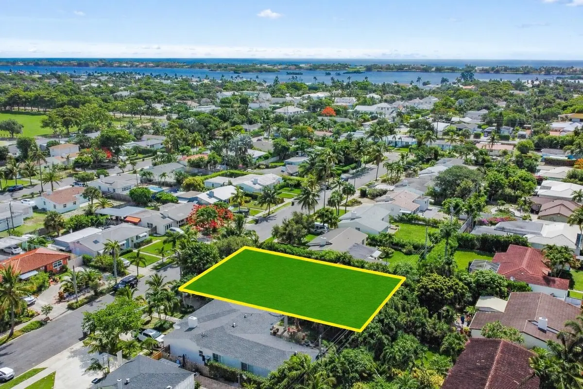 Lot only 354 Leigh aerial at 354 Leigh Road, West Palm Beach