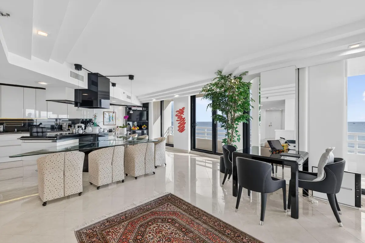 Dining Area at 1500 S Ocean Boulevard 606, Boca Raton