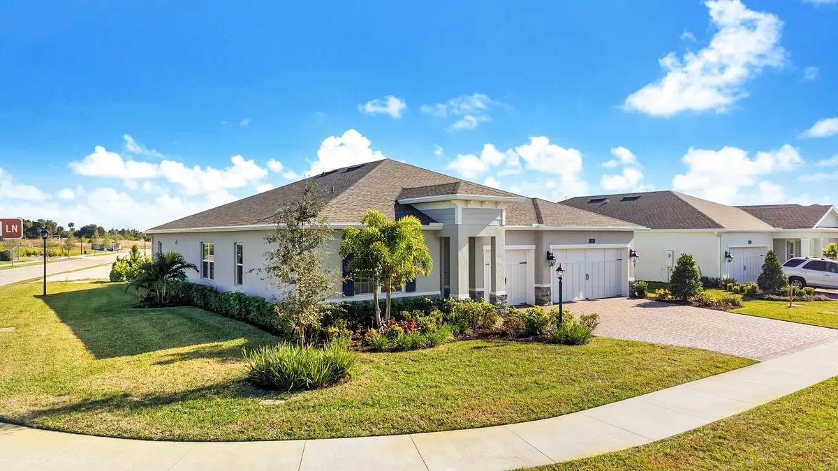 Front/Left Elevation at 50 Judah Lane, Sebastian