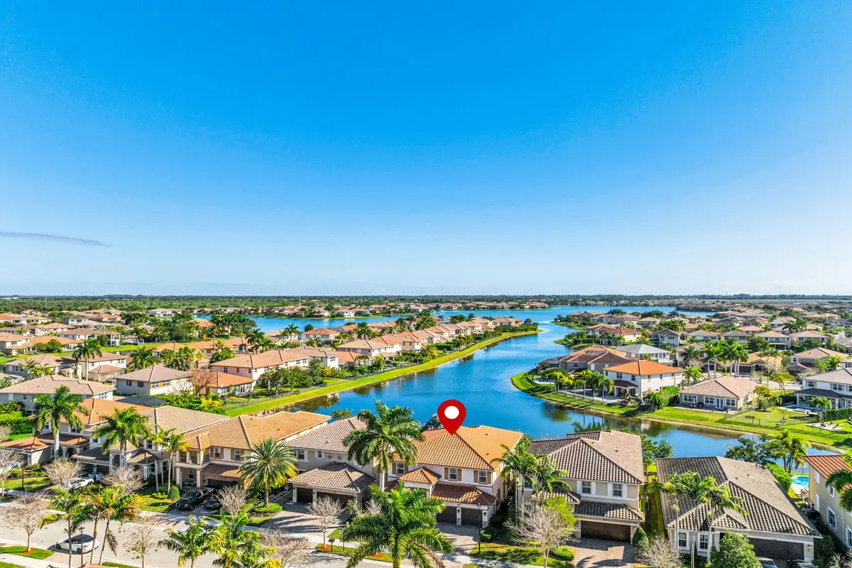 Aerial Front 2 at 8620 Waterside Court, Parkland