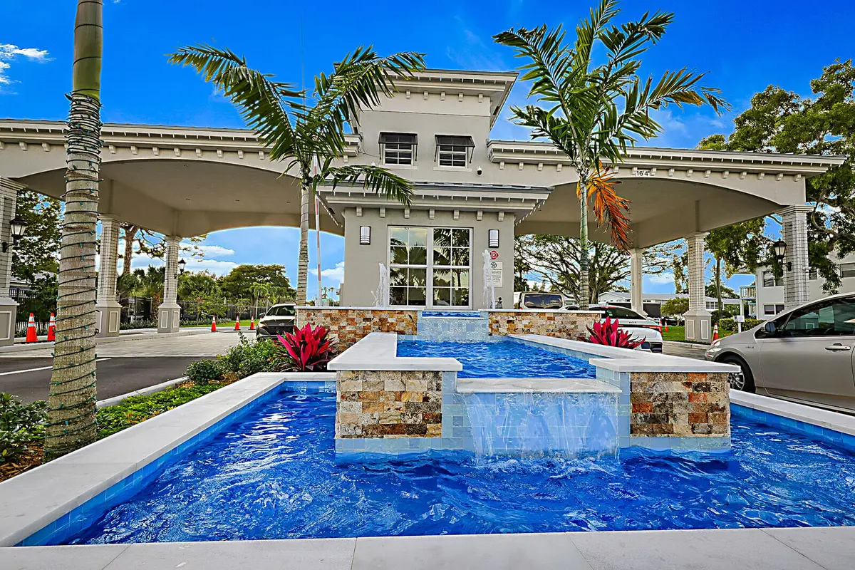 Main Entry Gate at 134 Lyndhurst F 134, Deerfield Beach