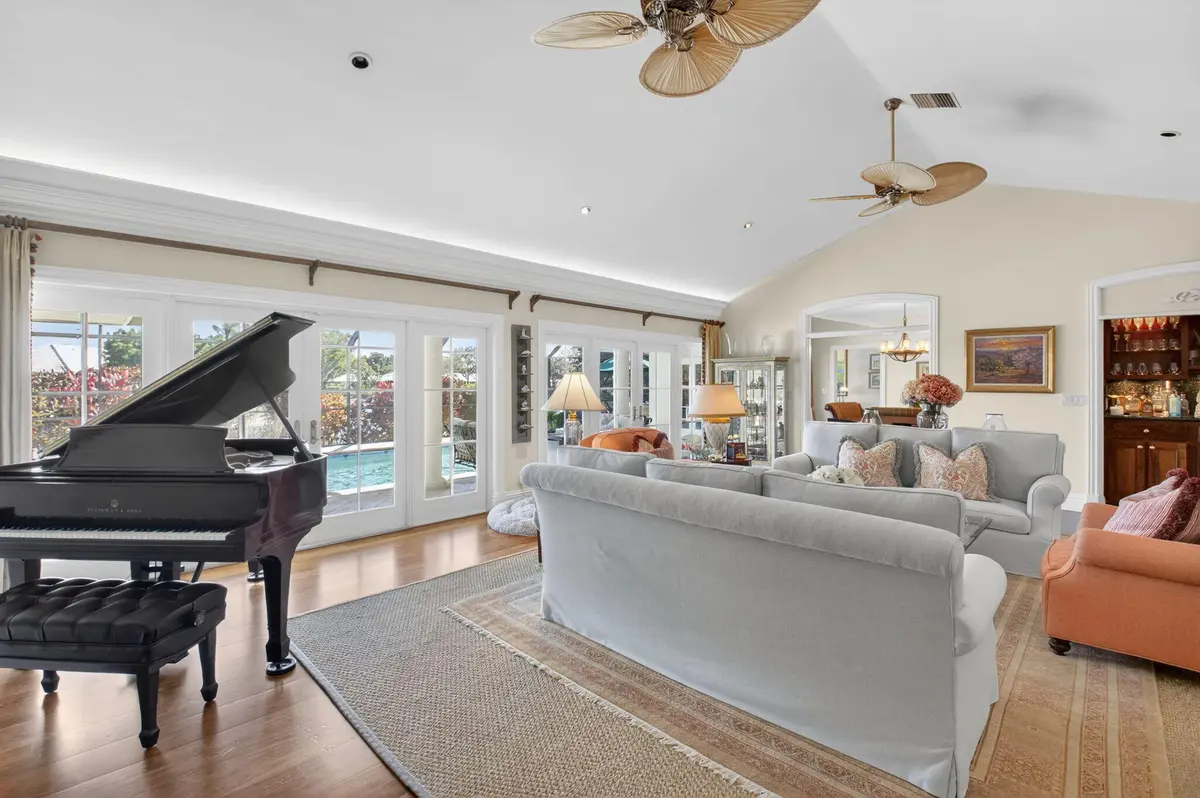 Living room at 11740 N Lake Drive, Boynton Beach