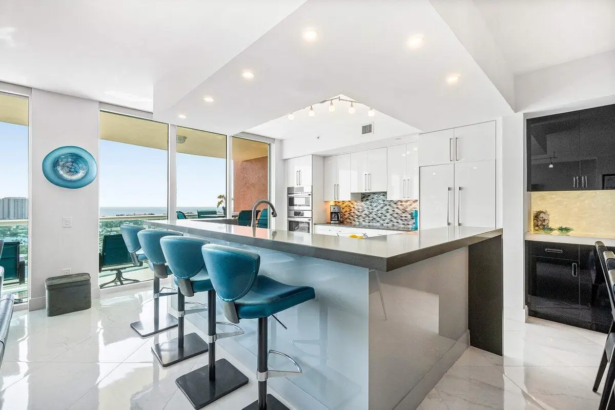 Kitchen at 2640 Lake Shore Drive 2307, Riviera Beach