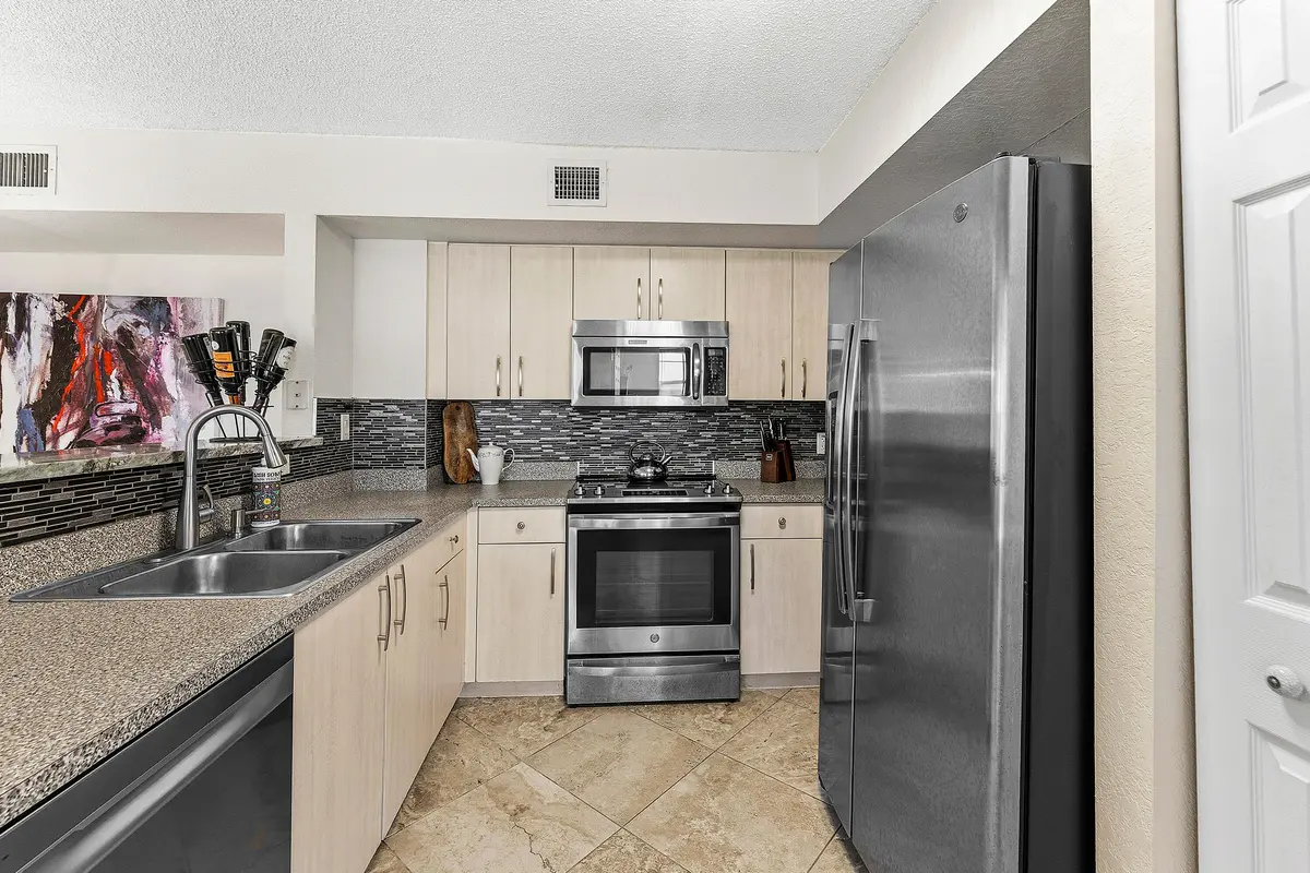 Kitchen at 1801 N Flagler Drive 235, West Palm Beach