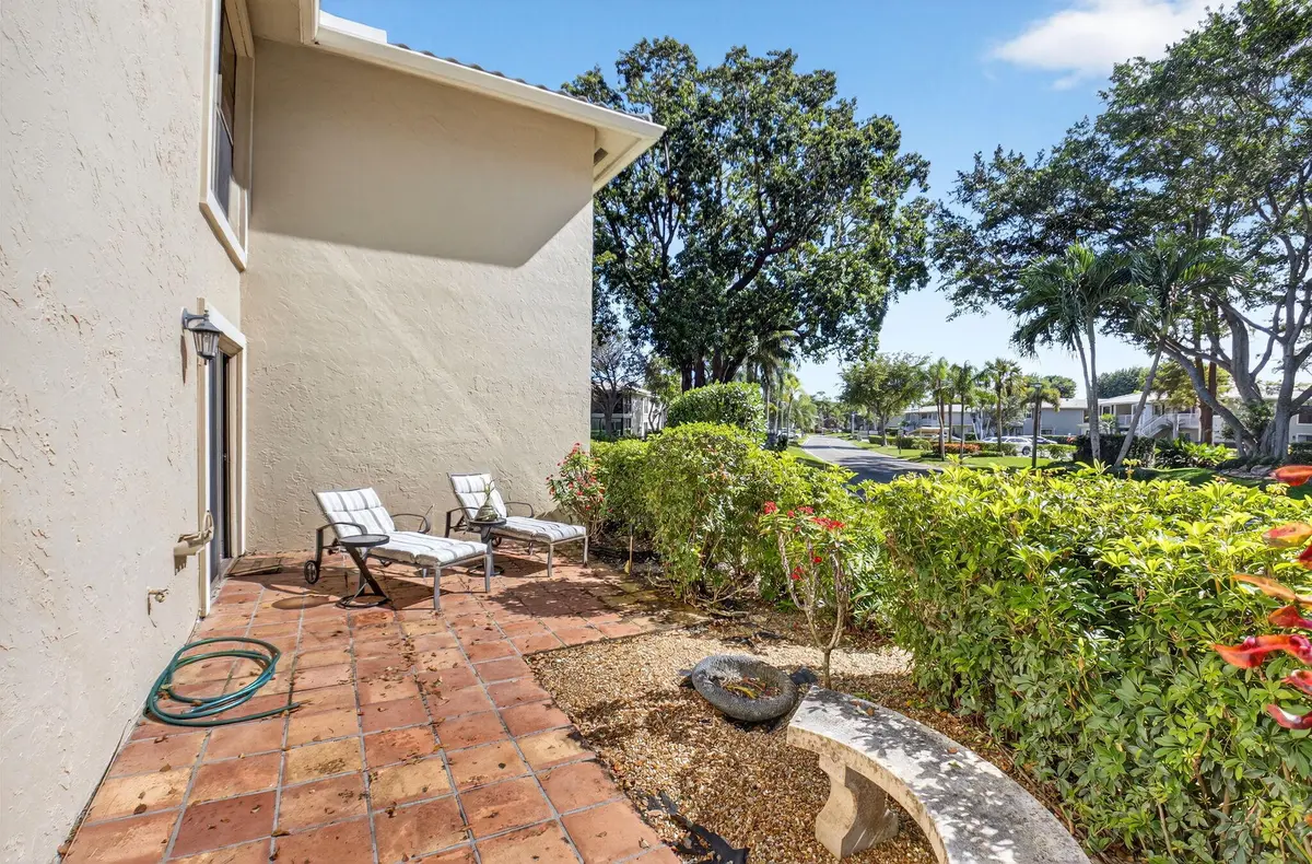 Side Patio at 36 Westgate Lane C, Boynton Beach