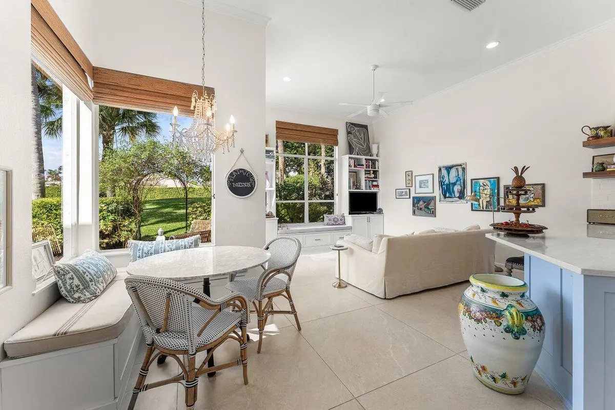 015-Charming Breakfast Area Overlooking at 112 Sunset Bay Drive, Palm Beach Gardens