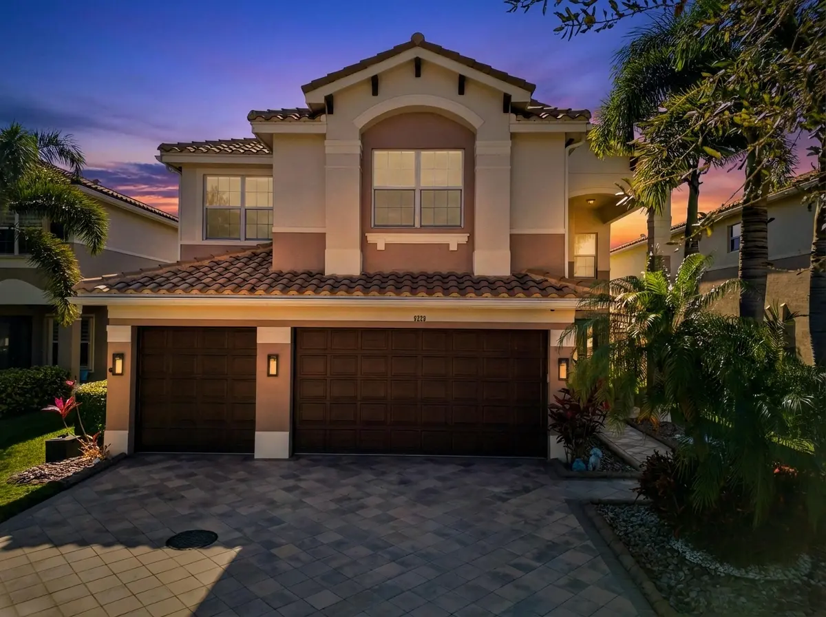 Front Twillight at 8228 Triana Point Avenue, Boynton Beach