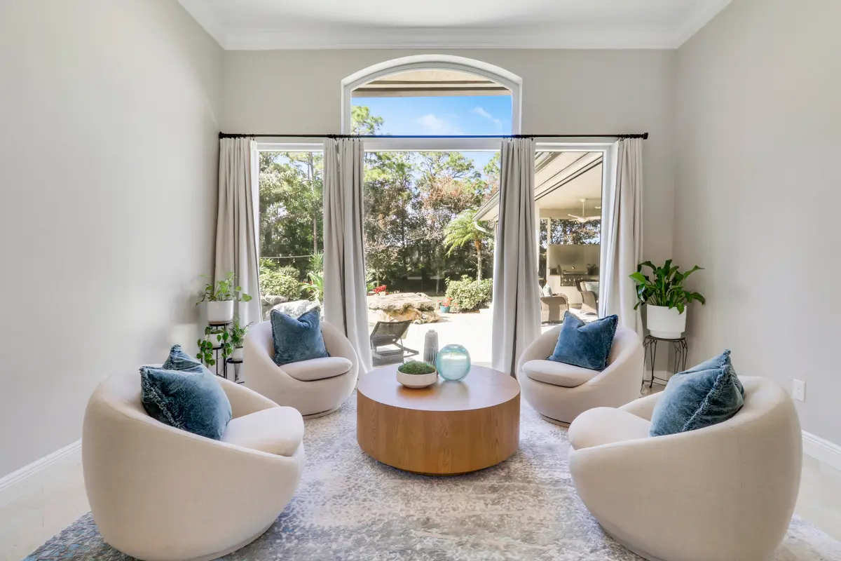 Sitting Area of Living Room at 18512 SE Old Trail Drive, Jupiter