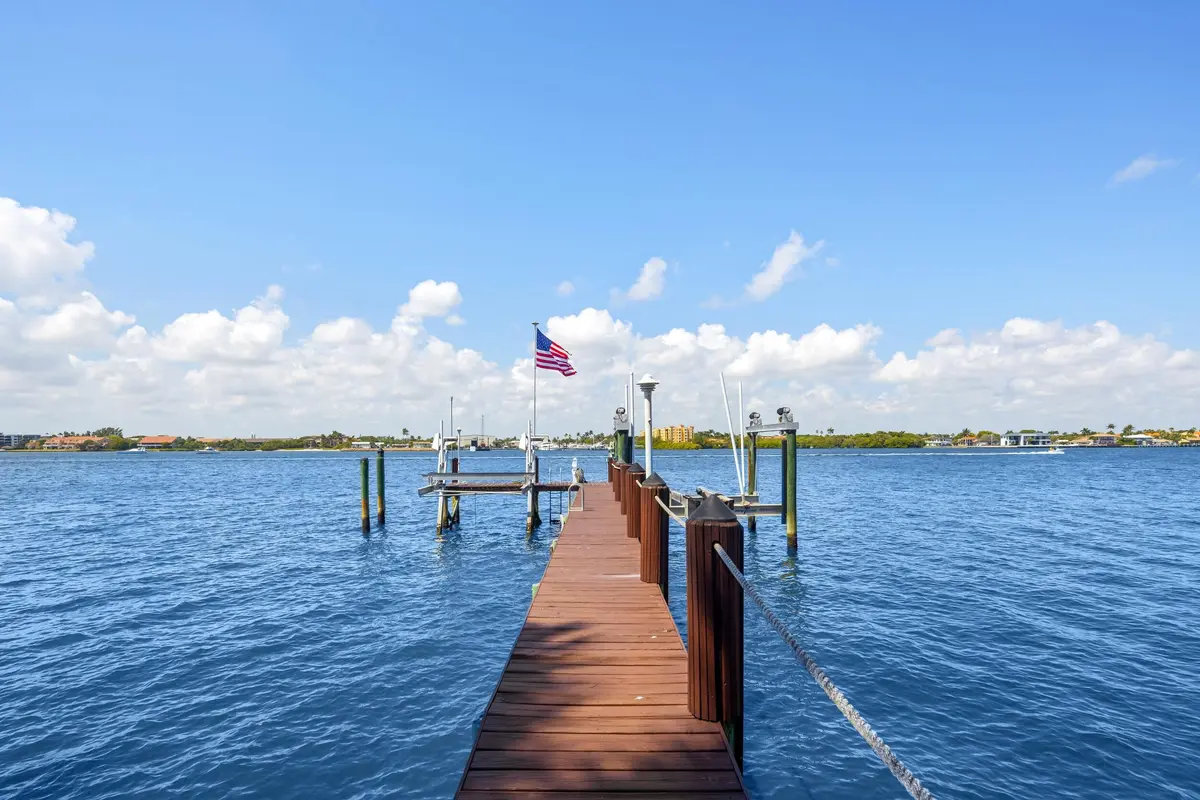 Intracoastal Dock at 1675 Lands End Road, Manalapan