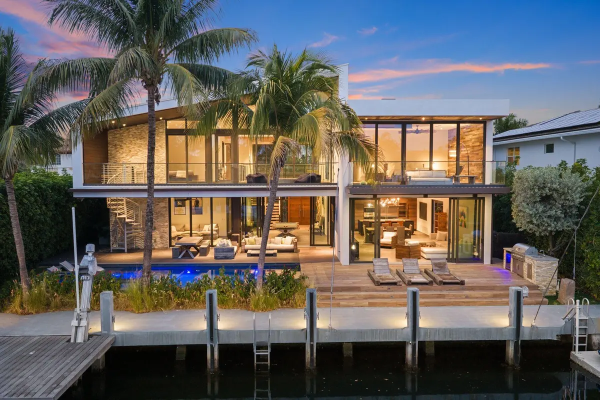 exterior rear at 830 NE 71st Street, Boca Raton