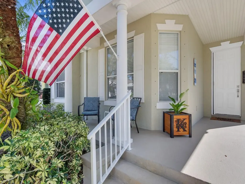 FRONT PORCH at 7543 15th Street, Vero Beach