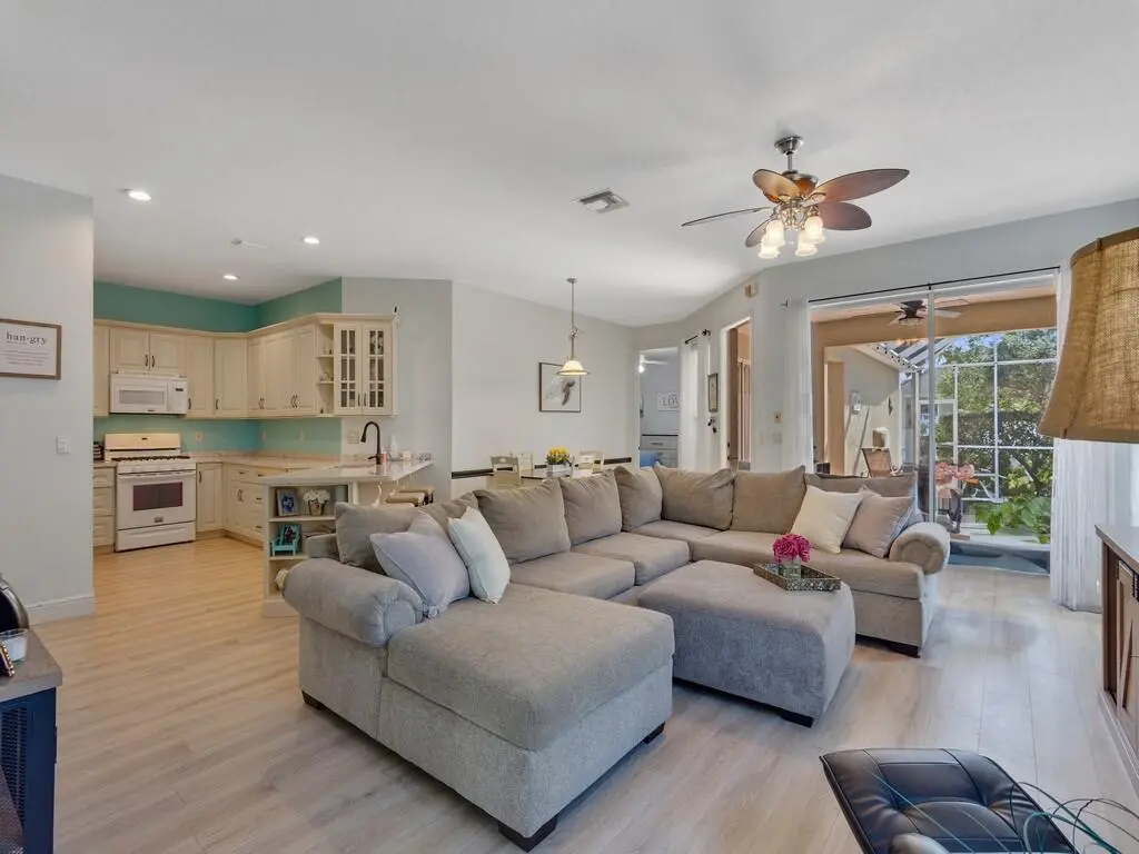 GREAT ROOM TO KITCHEN at 7543 15th Street, Vero Beach
