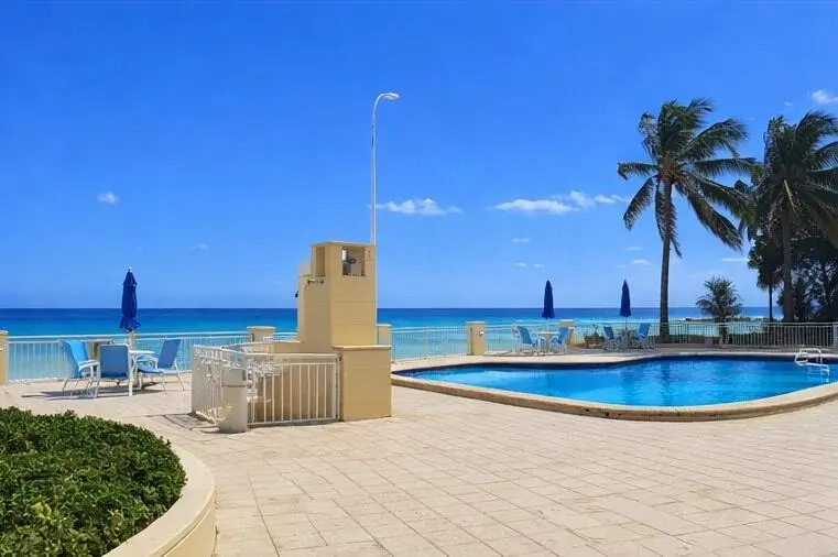Oceanfront Pool at 3475 S Ocean Boulevard 3020, Palm Beach