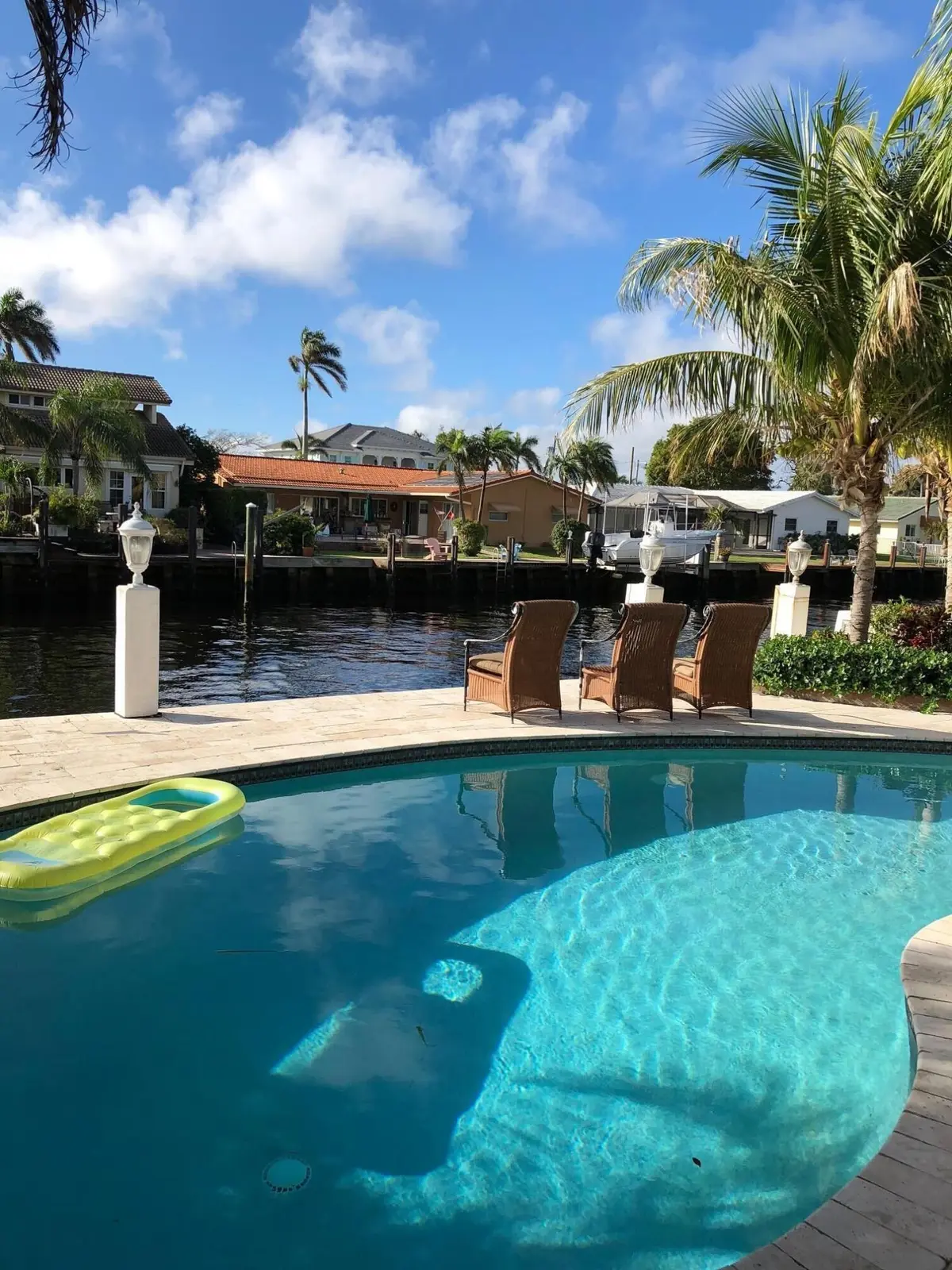 pool area at 2740 NE 10th Street, Pompano Beach