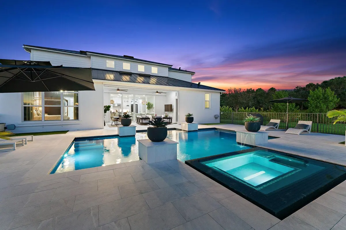 Rear Elevation at 20124 SE Bridgewater Drive, Jupiter