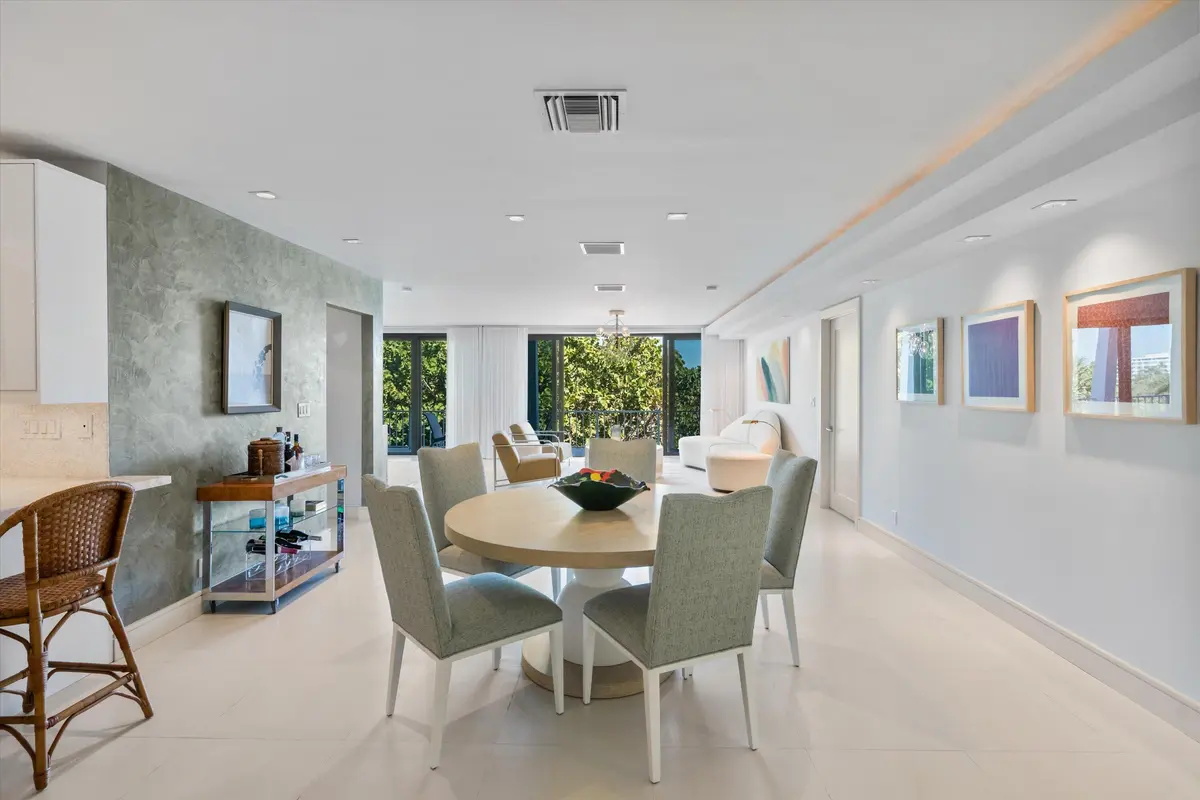 Dining Area at 2275 S Ocean Boulevard 307n & C10n, Palm Beach