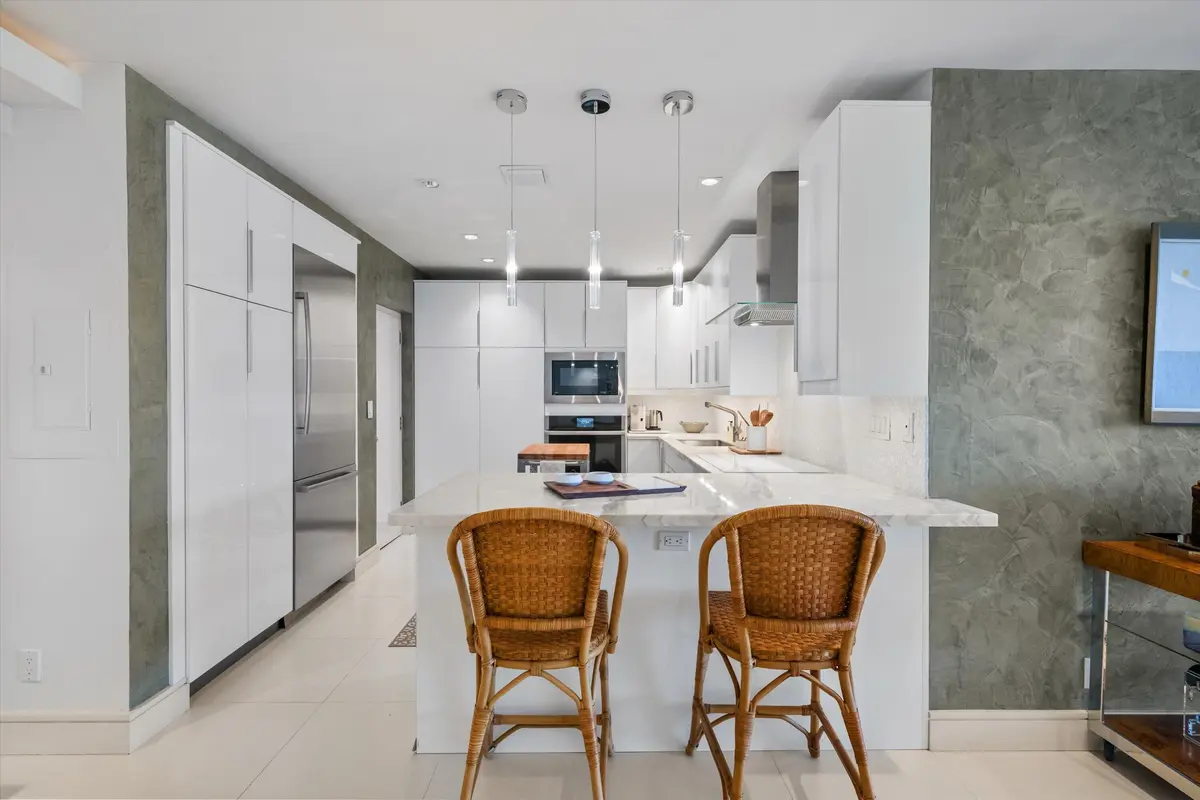 Kitchen at 2275 S Ocean Boulevard 307n & C10n, Palm Beach