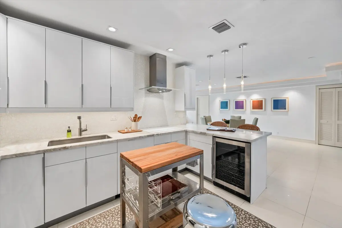 Kitchen at 2275 S Ocean Boulevard 307n & C10n, Palm Beach