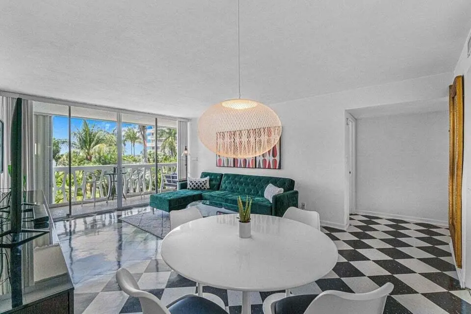 Dining Area at 2505 S Ocean Boulevard 303, Palm Beach