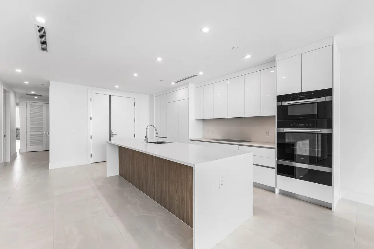 Oversized Quartz Kitchen at 220 Lake Shore Drive 1006, Lake Park