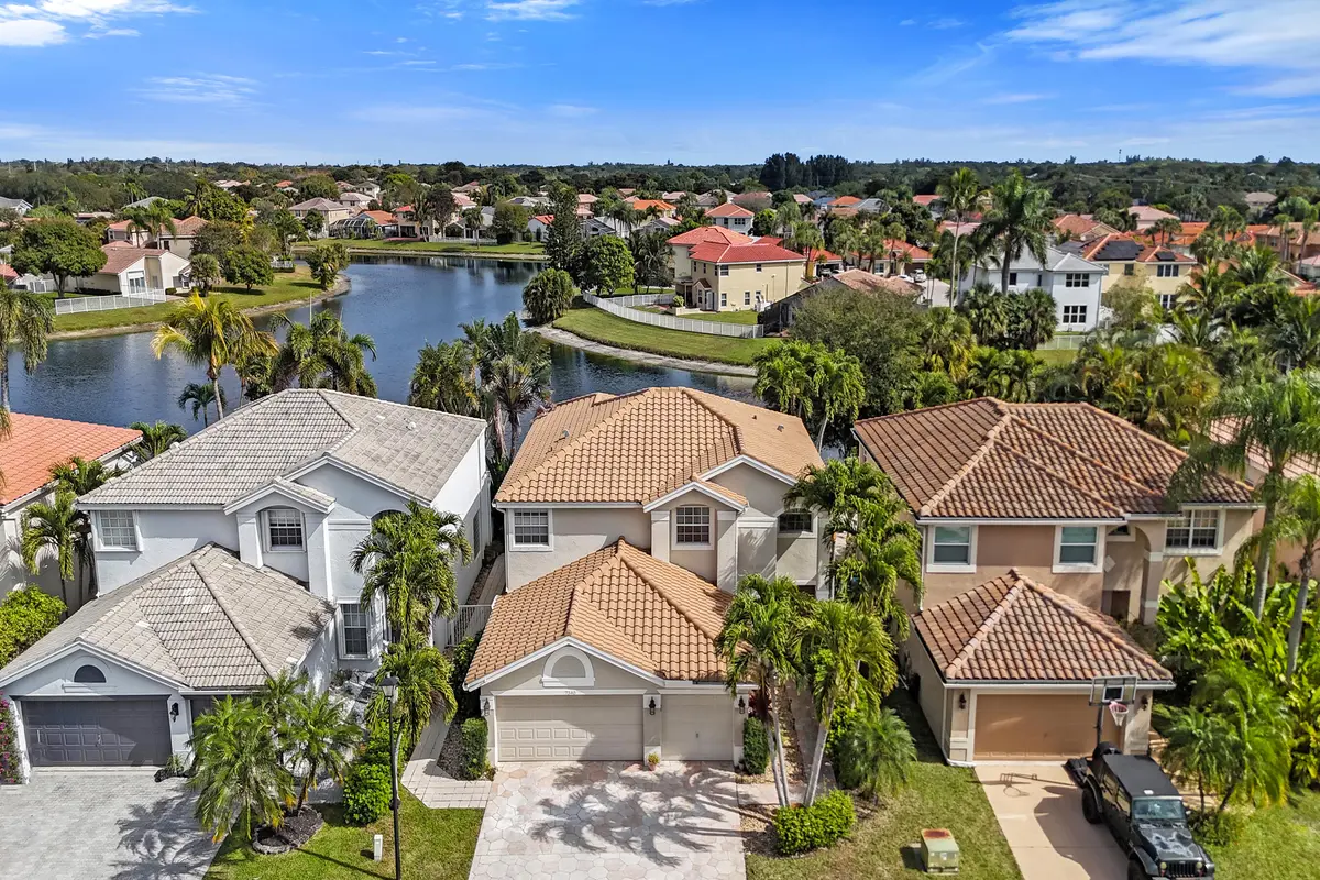 Aerial Front Exterior at 7340 Providence Road, Boynton Beach