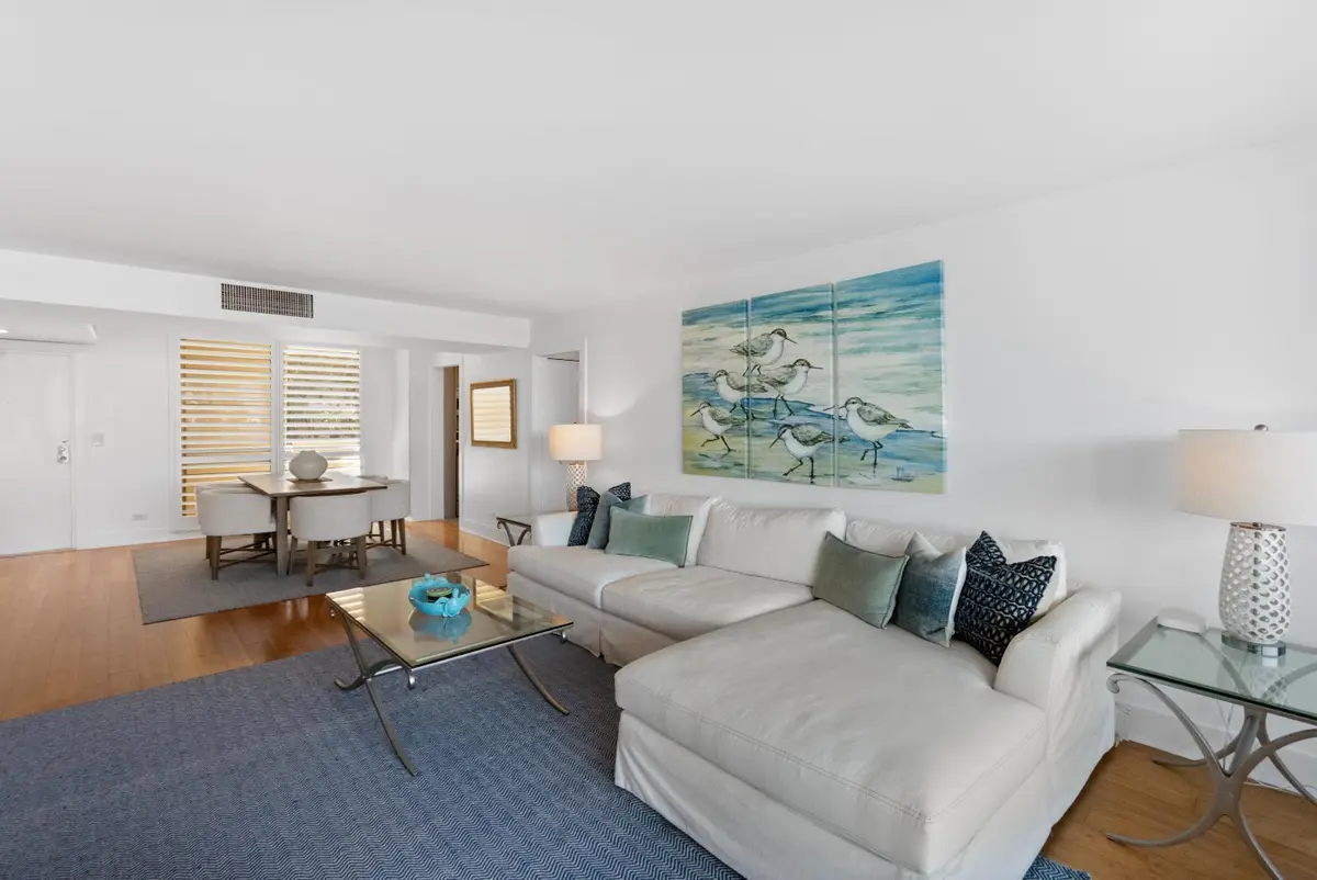 Living and Dining Space at 130 Lakeshore Drive 222, North Palm Beach