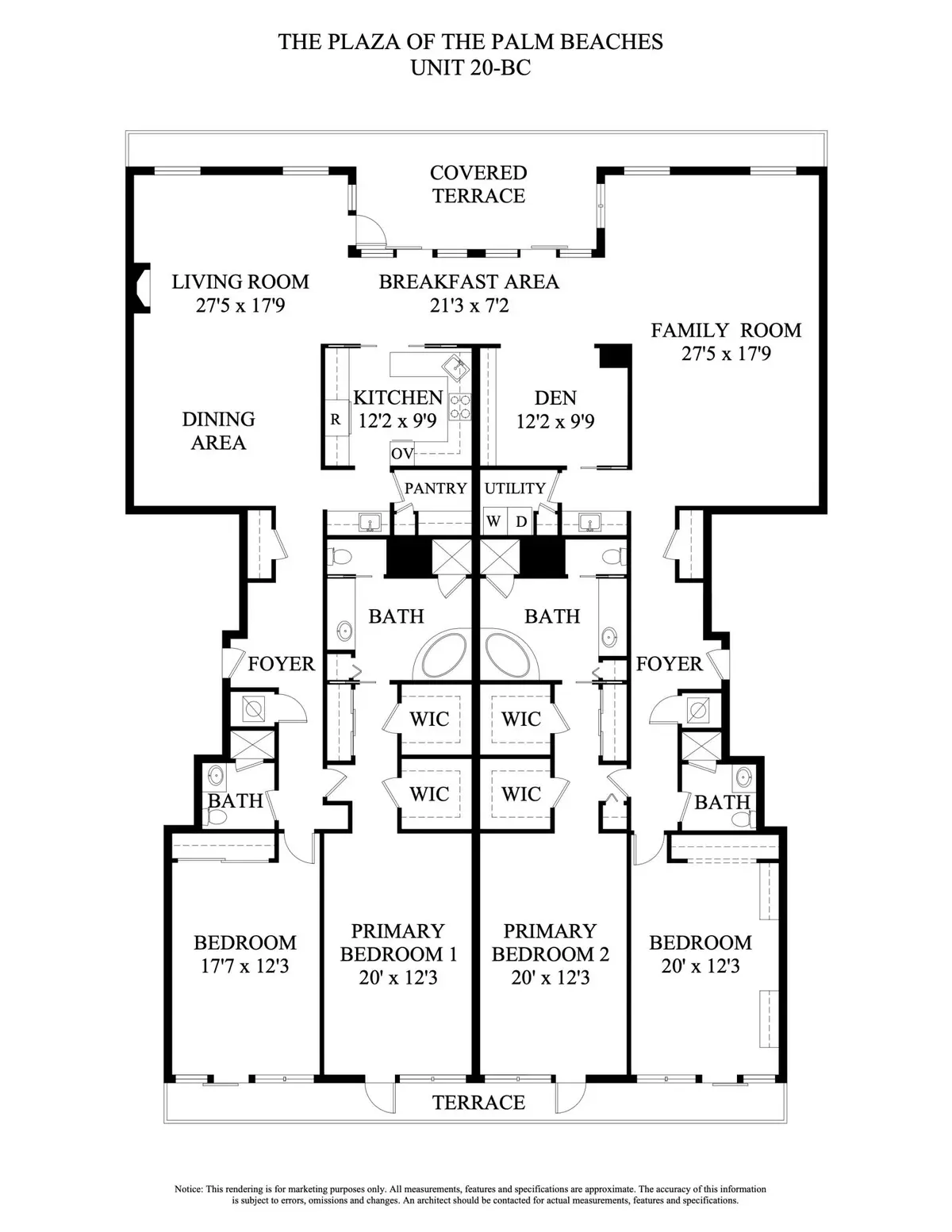 THE PLAZA, 20-BC at 525 S Flagler Drive 20b/c, West Palm Beach