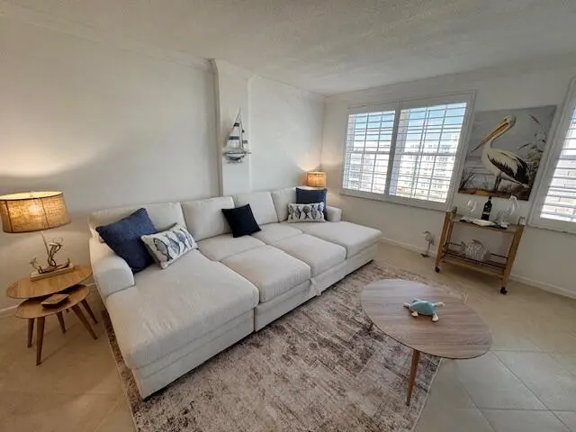 Couch becomes Sleeper at 3475 S Ocean Boulevard 6110, Palm Beach