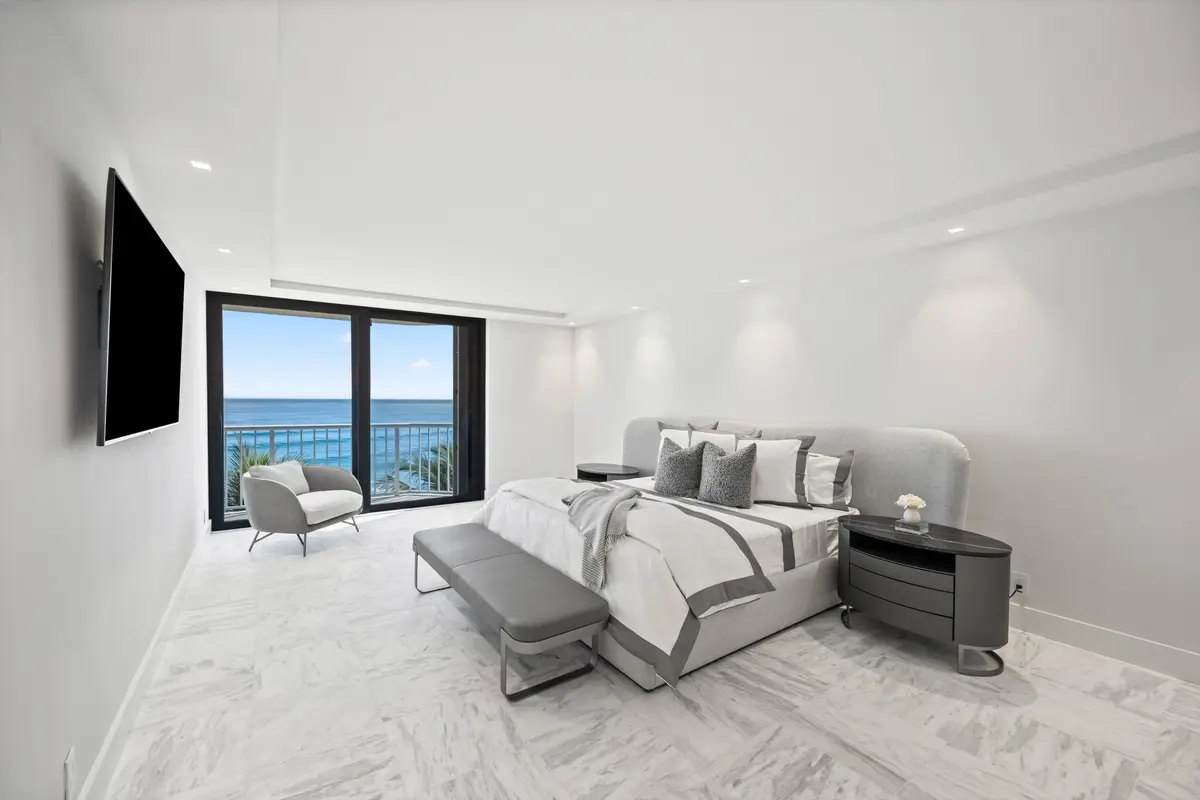 Master Bedroom at 3170 S Ocean Boulevard N603, Palm Beach
