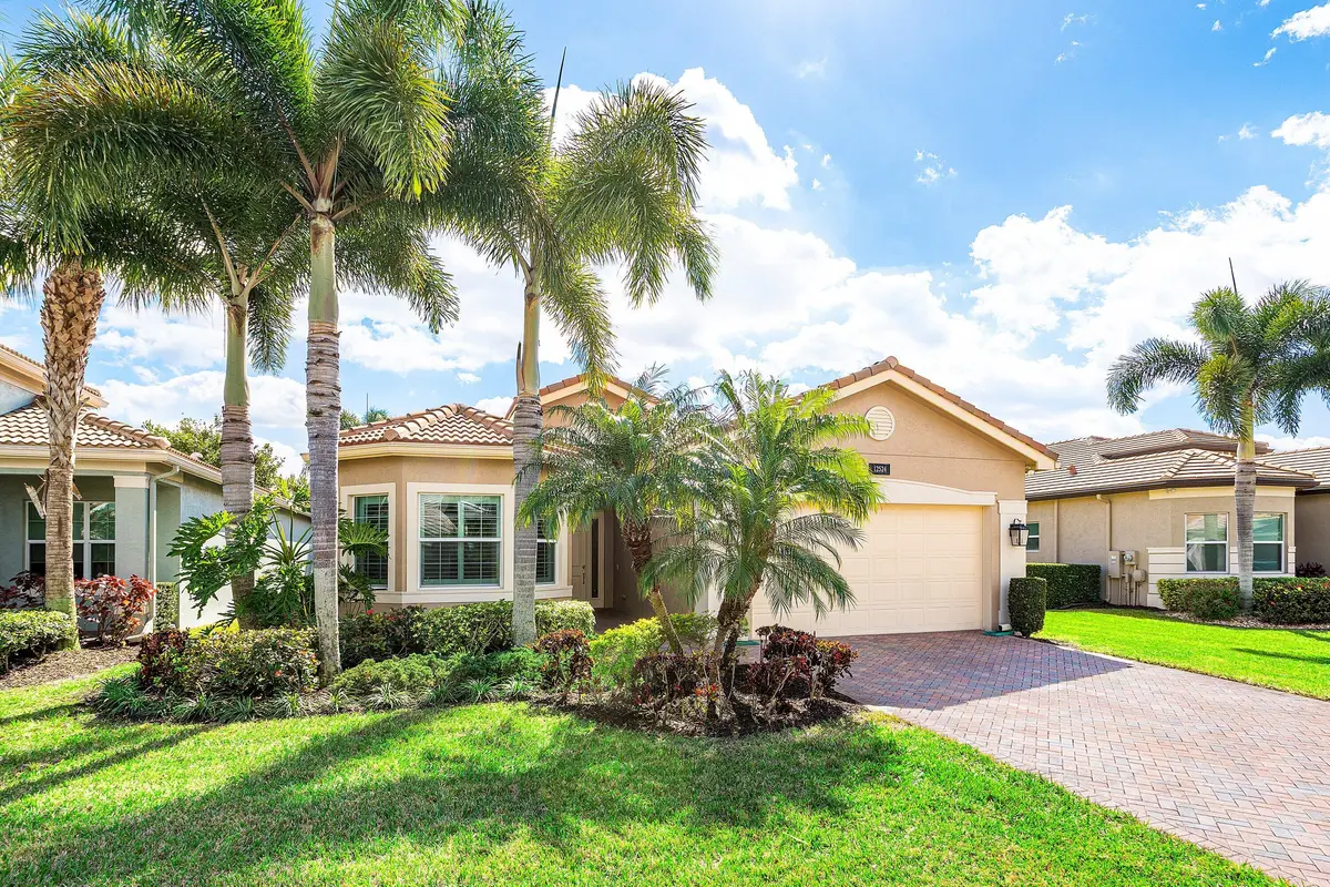 Lushly Landscaped Exerior at 12524 Bonnington Range Drive, Boynton Beach