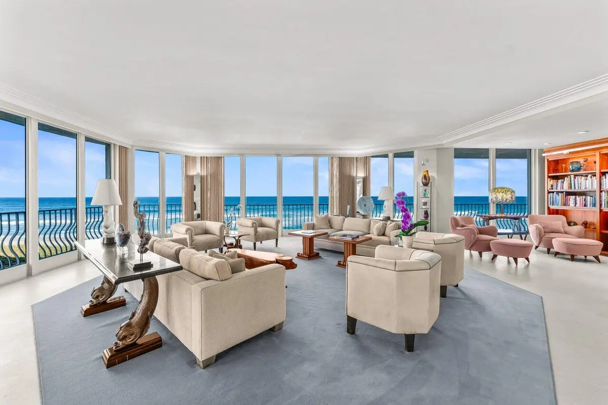 Living Area at 2000 S Ocean Boulevard 201n, Palm Beach
