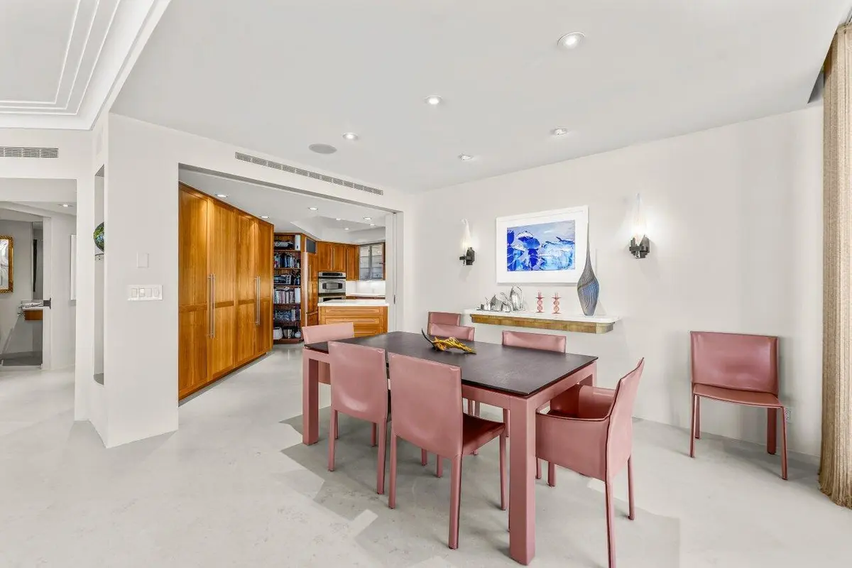 Dining Area at 2000 S Ocean Boulevard 201n, Palm Beach