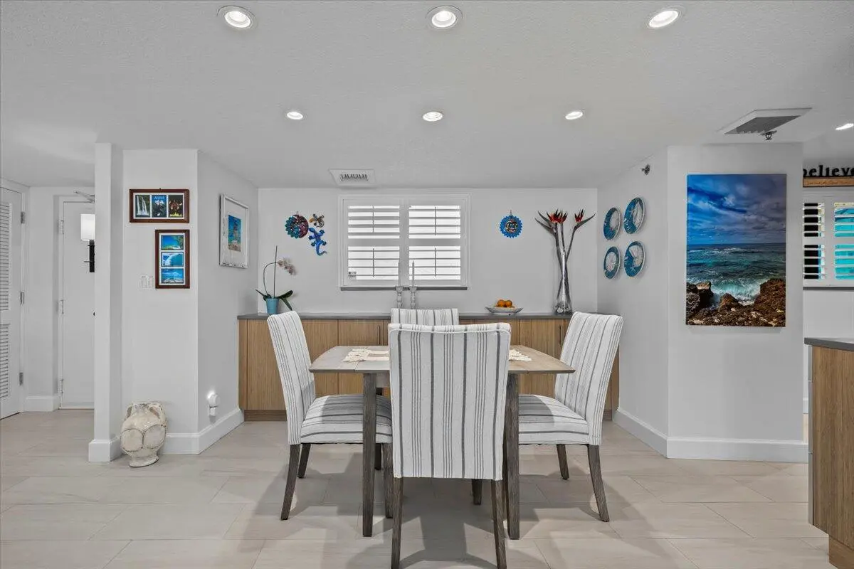 Separate Windowed Dining Area at 200 Ocean Trail Way 604, Jupiter
